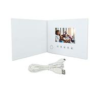 Carte de Vœux Vidéo, Livre Vidéo Numérique en Plastique 1280 X 720p, écran Couleur 5 Pouces, 256 Mo pour la Maison