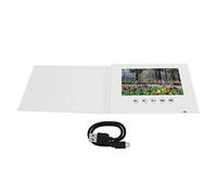 Carte de vœux vidéo Nutriess Écran LCD 7 Pouces 1 Go de mémoire Haute résolution pour Present d'anniversaire Fête des pères Fête des mères Noël Anniversaire (17,78 cm / 7in)