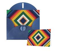 Carte de vœux vierge 15,2 x 10,2 cm - Drapeau de l'Afrique du Sud - Cartes de remerciement avec enveloppes assorties - Cartes d'anniversaire « Thinking of you » pour mariage