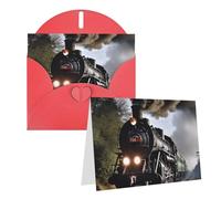 Carte de vœux vierge de 10,2 x 15,2 cm avec enveloppes, carte de remerciement, cartes de remerciement, cartes de notes rouges, cartes pour toutes les occasions pour Noël, vacances, anniversaire