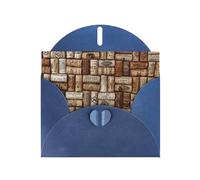 Carte de vœux vierge en papier nacré avec impression liège, enveloppes pour remerciement, invitations