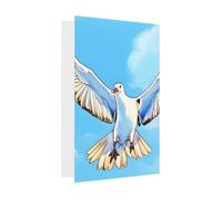 Carte de vœux vierge Seagulls In Flight - 10,2 x 15,2 cm - Carte de vœux de vacances, convient pour toutes les occasions.