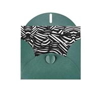 Carte de vœux YYHWHJDE vert foncé avec lignes noires et blanches 15,2 x 10,2 cm avec effet nacré double face et encre respectueuse de l'environnement