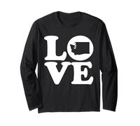 Carte de Washington Love Graphic Manche Longue