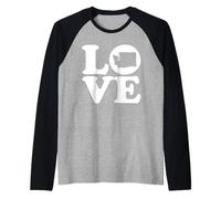 Carte de Washington Love Graphic Manche Raglan