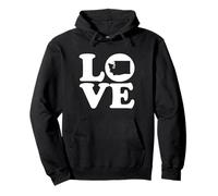 Carte de Washington Love Graphic Sweat à Capuche
