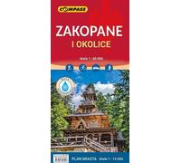 Carte de Zakopane et de ses environs version laminée 1:60 000