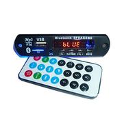 Carte décodeur Bluetooth, DC 12V + 5V Carte décodeur MP3 WMA Module Audio sans Fil Bluetooth avec Fente pour Carte USB et TF, Carte de Module décodeur MP3 Prise en Charge des appels Mains Libres