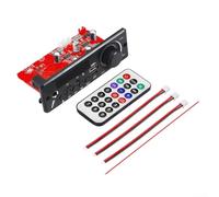 Carte décodeur MP3 avec microphone, module récepteur audio 5.0, carte de circuit stéréo 2 x 80 W prenant en charge la carte TF USB, lecteur radio FM et FLAC APE sans perte