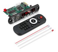 Carte Décodeur Mp3 Mp5 Fm Hd Pour Voiture,2 En 1,Lecteur Audio,Mains Libres,Avec Télécommande Bluetooth - Type With Big Remote