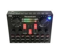 Carte d'effets sonores | Interface audio PC | Panneau changeur de voix pratique, moniteur de système audio portable léger pour studio DJ stéréo