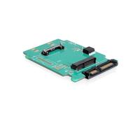 Carte DeLOCK 61881 - Adaptateur Interne SATA vers mSATA - 65mm x 100mm - Interface Hôte SATA 22-pin - Vert - Code SH 84733020