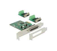 Carte DeLOCK 65841 PCIe vers Série RS-422/485 Profil Bas, Exar 17V352, Support Windows Server 2012 R2/2016, Température -30°C à 75°C