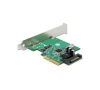 Carte DeLOCK 90068 : PCIe x4 vers USB 3.2 Gen 2 Interne 20-Pin Femelle, Profil Bas, 10 Gbps, Support Windows/Linux