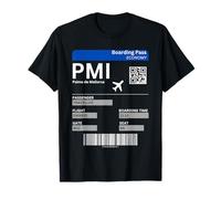 Carte d'embarquement billet d'avion Palma de Majorque T-Shirt