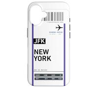 Carte d'embarquement de New York, Accessoire de Billet d'avion Coque pour iPhone 16