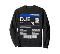 Carte d'embarquement Djerba DJE Tunisie Djerba Sweatshirt