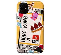 Carte d'embarquement et Aventure pour Hong Kong Travel Coque pour iPhone 11