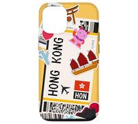 Carte d'embarquement et Aventure pour Hong Kong Travel Coque pour iPhone 12/12 Pro