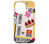 Carte d'embarquement et Aventure pour Hong Kong Travel Coque pour iPhone 13 Pro