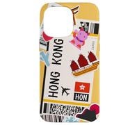 Carte d'embarquement et Aventure pour Hong Kong Travel Coque pour iPhone 14 Pro Max
