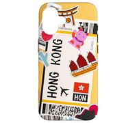 Carte d'embarquement et Aventure pour Hong Kong Travel Coque pour iPhone 16