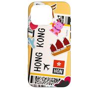Carte d'embarquement et Aventure pour Hong Kong Travel Coque pour iPhone 16 Pro