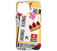 Carte d'embarquement et Aventure pour Hong Kong Travel Coque pour iPhone 16 Pro Max