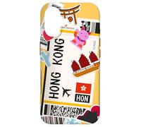 Carte d'embarquement et Aventure pour Hong Kong Travel Coque pour iPhone 17