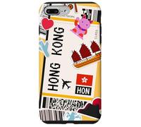 Carte d'embarquement et Aventure pour Hong Kong Travel Coque pour iPhone 7 Plus/8 Plus