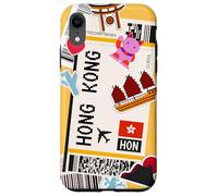 Carte d'embarquement et Aventure pour Hong Kong Travel Coque pour iPhone XR
