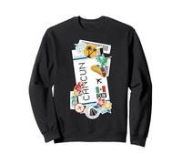 Carte d'embarquement pour Billet d'avion de Cancun Mexique Sweatshirt