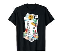 Carte d'embarquement pour Billet d'avion de Cancun Mexique T-Shirt