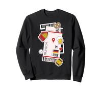 Carte d'embarquement pour Billets d'avion de Munich - Allemagne Sweatshirt