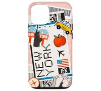 Carte d'embarquement pour New York Travel | NYC JFK Adventure Coque pour iPhone 12/12 Pro