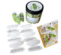 Carte d'encouragement - Carte inspirante compacte et portable pour se sentir mieux | Ensemble de messages positifs et mignons pour employés, étudiants et collègues, stimulant la motivation bilingue