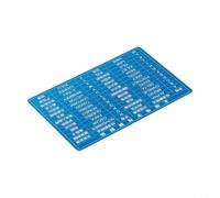 Carte d'entraînement CW Code en aluminium avec double face pour code morse, lettres radio et affichage des caractères de communication pour transmission 8 6 x 5 4 cm