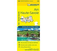 Carte Départementale Ain, Haute-Savoie