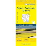 Carte Départementale Aisne, Ardennes, Marne