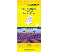 Collectif Michelin - Carte départementale Alpes-de-Haute-Provence, Hautes-Alpes - Échelle 1/150000
