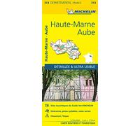 Carte Départementale Aube, Haute-Marne Échelle 1/150 000 - Collectif Michelin - Michelin Travel Partner - broché - Atlas / carte