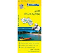 Carte Départementale Aube, Haute-Marne Échelle 1/150 000 - Collectif Michelin - Michelin Travel Partner - broché - Atlas / carte