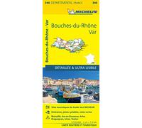 Carte Départementale Bouches-du-Rhône, Var