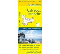 Carte Départementale Calvados, Manche