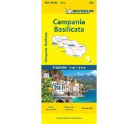 Carte Départementale Campania, Basilicata Échelle 1:200 000 - Collectif Michelin - Michelin - broché - Atlas / carte