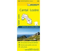Carte Départementale Cantal, Lozère Échelle 1/150 000 - Collectif Michelin - Michelin Travel Partner - broché - Atlas / carte