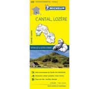 Carte Départementale Cantal, Lozère Échelle 1/150 000 - Collectif Michelin - Michelin Travel Partner - broché - Atlas / carte