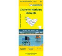 Carte Départementale Charente-Maritime, Charente Échelle 1/150 000 - Collectif Michelin - Michelin - broché - Atlas / carte