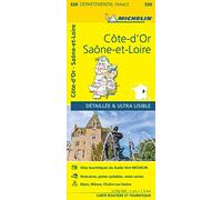 Carte Départementale Côte-d'Or, Saône-et-Loire