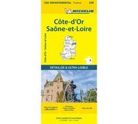 Collectif Michelin – Carte départementale Côte-d'Or, Saône-et-Loire – Broché